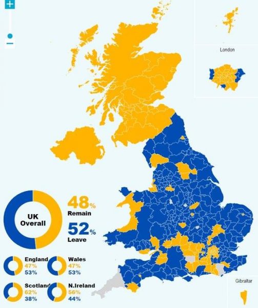 brexit harta