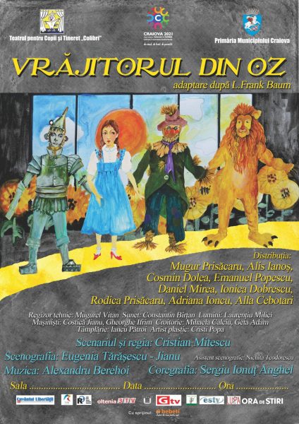 Colibri afis Vrajitorul din Oz
