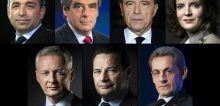 Jean-François Copé, François Fillon, Alain Juppé, Nathalie Kosciusko-Morizet, Bruno Le Maire, Jean-Frédéric Poisson et Nicolas Sarkozy.