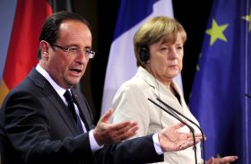 Angela Merkel-Francois Hollande