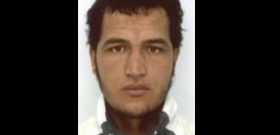 The photo which was sent to European police authorities and obtained by AP on Wednesday, Dec. 21, 2016 shows Tunisian national Anis Amri who is wanted by German police for an alleged involvement in the Berlin Christmas market attack. Several people died when a truck ran into a crowded Christmas market on Dec. 19. (Police via AP)/FOS802/16356583281531/AP PROVIDES ACCESS TO THIS PUBLICLY DISTRIBUTED HANDOUT PHOTO PROVIDED BY POLICE/1612211723