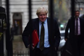 British Foreign Secretary Boris Johnson arrives for the weekly meeting of the cabinet at 10 Downing Street in central London on December 13, 2016.  / AFP / Ben STANSALL        (Photo credit should read BEN STANSALL/AFP/Getty Images)