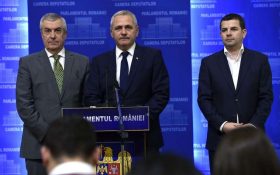 Liviu Dragnea, Călin Popescu-Tăriceanu şi Daniel Constantin