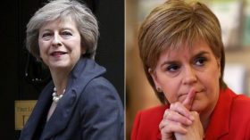 Nicola Sturgeon Theresei May