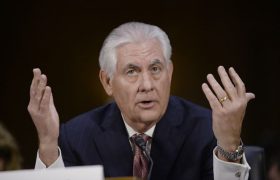 Rex Tillerson answers questions in his confirmation hearing for Secretary of State in front of the Senate Foreign Relations Committee in the Dirksen Senate Office Building on January 11, 2017 in Washington, DC. Photo by Olivier Douliery/ABACA