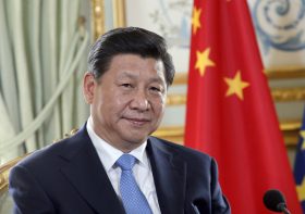 Chinese President Xi Jinping takes part in a meeting with his French counterpart at the Elysee Palace in Paris, on March 26, 2014 in Paris. Xi was set today to sign a series of major business deals on the second day of a lavish state visit to France.  Xi is on his first-ever European tour and after visiting The Netherlands and France will head to Germany and Belgium.   AFP PHOTO POOL CHRISTOPHE ENA