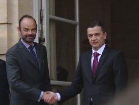 Premierul Grindeanu+Edouard Philippe