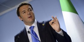 Italy's Prime Minister Matteo Renzi talks to the media at the end of an EU Summit held at the EU Council building in Brussels, on June 27, 2014. EU leaders agreed to meet for an extraordinary summit on July 16 to decide how to fill key posts, the European Union said on June 27.AFP PHOTO/THIERRY CHARLIER (Photo credit should read THIERRY CHARLIER/AFP/Getty Images)